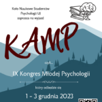 IX Kongresie Młodej Psychologii (KAMP) 2023