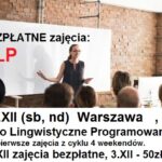NLP bezpłatne zajęcia w Instytucie Psychologii Stosowanej